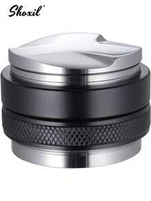 shoxil Bộ dụng cụ pha cà phê và nén cà phê cầm tay – Tích hợp chức năng pha cà phê, gạt phẳng và nén cà phê espresso. Có đầu gạt phẳng cà phê hai mặt tương thích với tay cầm Breville 51mm, 53mm, 58mm, được trang bị chức năng điều chỉnh độ sâu để pha espresso chính xác. - màu đen - Xem 14