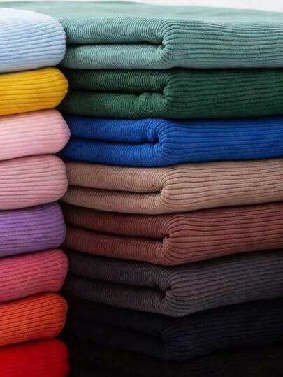 1 Stück Cord Stoff, feinkordiger Cord Stoff für Hemden, Jacken, Hoodies, Mäntel, Hosen, Sofabezüge, DIY Zuschnitt Material