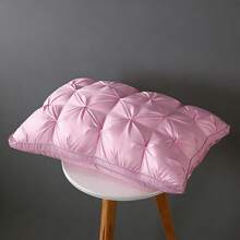 1个标准尺寸睡眠枕，奢华酒店品质，舒适支撑，3D超细纤维填充，极致柔软蓬松，可机洗，适合侧睡、仰睡或俯睡，优质蓬松羽绒替代填充物，尺寸19x29英寸，四季皆宜，低过敏性枕套 - 灰色 - 查看 11