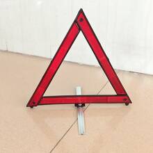 1pc High Reflective Foldable Car Warning Triangle - Vehicle Emergency Tripod, Road Breakdown Car Safety Sign