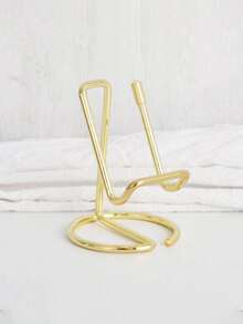 10/1 pieza Soporte de metal para teléfono de escritorio, Soporte creativo para tarjetas de visita/Soporte de escritorio para teléfono, Soporte de teléfono de aleación de hierro, Adecuado para sala de estar, dormitorio, escritorio, estudio, se puede usar para boda, cumpleaños, decoración del hogar - Multicolor - Ver 15