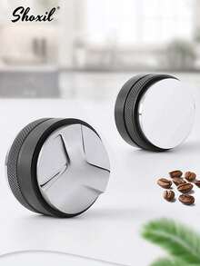 shoxil Bộ dụng cụ pha cà phê và nén cà phê cầm tay – Tích hợp chức năng pha cà phê, gạt phẳng và nén cà phê espresso. Có đầu gạt phẳng cà phê hai mặt tương thích với tay cầm Breville 51mm, 53mm, 58mm, được trang bị chức năng điều chỉnh độ sâu để pha espresso chính xác. - màu đen - Xem 8