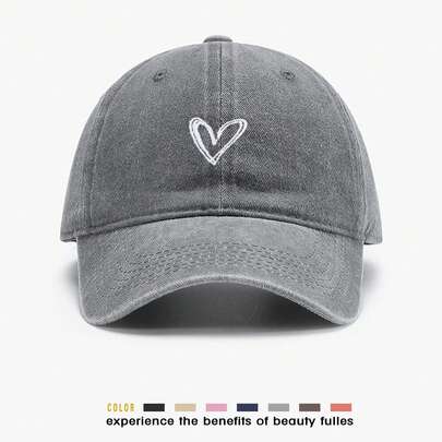 A Retro Washed Hat Hats For Men Hatsfor Women, All-Season Spring SummerAutumn Winter Wearable AdjustableStrap Suitable For Valentine's DayWeddings Christmas School SeasonFather's Day Outdoor Sports Travel SunProtection Essential Gifts For Men &Women Niche Customizable Trucker HatAvailable In Black Pink Purple YellowCasual Headwear