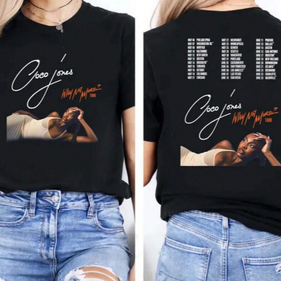 CoCo Jones Tour Tee CoCo Jones Tour CoCo Jones Shirt CoCo Jones 2025 ...