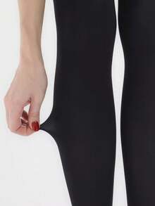 Fashionable Black Leggings - Essential Item For Everyday Style And Romantic Nights - Multicolor - View 5