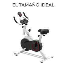 bicicleta para hacer ejercicioRED VELVET icleta Estática de Spinning con Volante de Inercia de 4 kg: ¡Transforma tu Rutina en Casa! - Blanco - Ver 2
