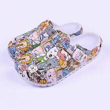 Women's Soft Bottom Printed Breathable EVA Clogs For Medical Lab Work - Multicolor - View 10