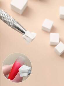 Nail Art Sponge Blocks, High Density Packed Tofu Blocks, Nail Powder Puff, Multi-Size - Multicolor - View 2