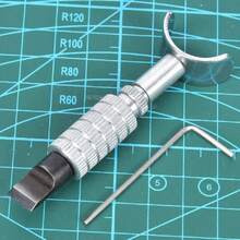 Herramienta para Tallar Cuero Barra Giratoria Civivi Cuchillos de Hoja Fija Cuchillo con Vaina para Artesanía en Cuero Cuchillo Giratorio Cuchillo para (Cabezal de corte de acero,40855862 - Multicolor - Ver 6