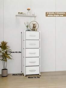 1pc Multi-Layer Storage Cabinet With Drawers, Bedroom Lingerie Organizer, Home Use Assembly Storage Rack, Floor Standing Assembly Storage Rack