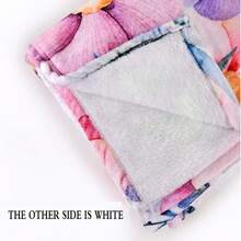 Mattel Kpop Witch Hunters Lumisoi Mira 组合个性化姓名/文字柔软法兰绒四季舒适毯，印有 Kpop 成员图案（红发、黑发、紫发），适合办公室午睡，法兰绒材质。 - 彩色 - 查看 9