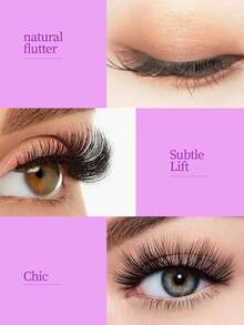 10 Pairs 3D Faux Mink Lashes, 10-14mm Natural, Elongated, Soft And Easy To Wear - Black - View 5