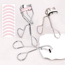 Stainless Steel Eyelash Curler Set, Includes Single Lash Curler, Partial Lash Curler, Wide Angle Lash Curler, Silicone Pad, Convenient Eyelash Curling, Easy To Operate, Suitable For Eyelash Use - Multicolor - View 8