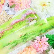 2m/Roll Grassland Transparent PET Tape Sky Masking Tape 3D Crystal Ink Decorative Stickers For Diary Scrapbooking Journal Stationery 100cm Loop - PET Tape - View 10
