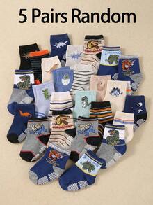 10 Pairs Soft Anti-Slip Dinosaur Pattern Baby Socks, Comfortable Breathable Non-Binding Socks For Toddler Boys 0-36 Months, Suitable For Indoor And Outdoor Wear, All Seasons. Baby Socks, Toddler Socks, Anti-Slip Socks, Crawler Socks, Christmas Gift, New Year Gift, Baby Boy Gift Set - Multicolor - View 11