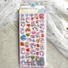 3D Embossed Crystal Animal Stickers - Decorative Stickers Suitable For Friends, Notebooks And Phone Cases - Multicolor - View 5