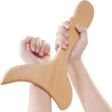 1pc Wooden Lymphatic Drainage Massage Tool, Wooden Cellulite Reduction Body Shaping Tool, Used To Reduce Cellulite, Release Muscle Tension, Body Shaping - Multicolor - View 8