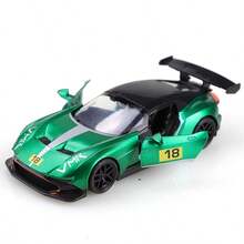 1 Stück (verpackt) 1/36 Maßstab zweifarbiges Legierung Spielzeugauto für Jungen, einige Zinklegierung Supersportwagen Stil Spielzeugfahrzeuge, Rennwagen Spielzeug, Supersportwagen Strecken Stil Spielzeug, hochwertige Legierung Druckguss Spielzeugauto, Supersportwagen Strecken Stil Legierung Spielzeugauto, Rückzugsfunktion, Seitentüren können geöffnet werden, Kinderspielzeug, geeignet für Jungen ab 3 Jahren, einzelnes Legierung Spielzeugauto, Urlaubsgeschenk, Spielzeugsammlung, Geburtstagsgeschenk, exquisites Spielzeugauto - Grün - Grün - Übersicht 2