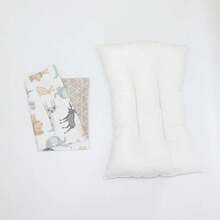 Fundas y almohadas para bebés de 30x50cm, fundas de almohadas con patrón de dibujos animados para niños, funda de almohada de algodón, núcleo de almohada para niñas y niños - LoveRabbit 1 pieza - Ver 9