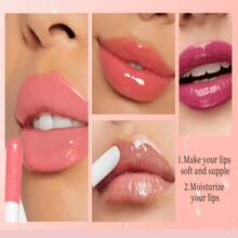 Set de 3 Brillos Labiales que Cambian de Color, Regalos para Novias, Madres, Navidad y Halloween - 3 piezas - Ver 3