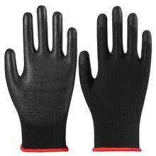 2只/1双园艺PU手套，适用于花卉包装，防刮乳胶材质，耐用花艺用品，轻便材质（颜色随机） - 彩色 - 查看 7