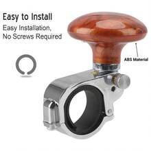 Easy Install Foldable Steering Wheel Knob, Universal Car Truck Steering Wheel Handle, Enhance Driving Control, Steering Wheel Accessory - Multicolor - View 2