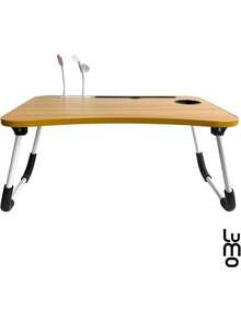 DeTODO Mesa Plegable Para Laptop Con Lampara Luz LED y Ventilador COLOR ALEATORIO - Camel - Ver 5