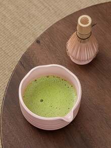 2件套600毫升陶瓷抹茶碗及搅拌器套装，抹茶冲泡、甜点及饮品制作工具，馈赠亲友，节日礼物 - 彩色 - 查看 7