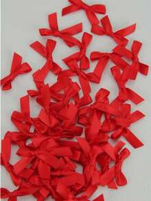 (200pcs/100pcs/50pcs/Pack) 4cm Assorted Color Ribbon Bows, For Gift Wrapping And Making Hair Clips/Headbands - Multicolor - View 50