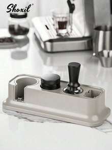 shoxil 1 pieza Estación de prensado de espresso, Base para soporte de prensador de café, Soporte de alfombrilla para prensar espresso - Estación de apisonado de espresso - Ver 5