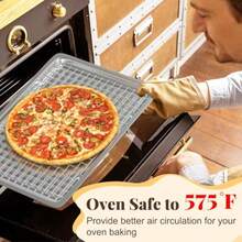 Baker's RacksEstantes de refrigeracion para cocinar y ornear 2 estantes de alare de reilla de 10 x 15 pulgadas para ornear en orno ornear asar asar Apto para lavaplatos apto para tocino - Se adapta aBaker's racks - como en la foto - Ver 5