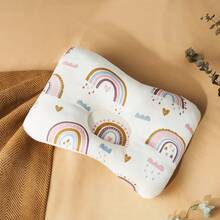 INSULAR-almohada de algodón para recién nacido, reposacabezas antiplano, transpirable, con dibujos animados, de 0 a 1 años - Caballo arcoíris(S) - Ver 8