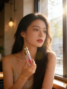 空唇彩管，5毫升透明唇彩管带刷头，可填充唇膏唇彩容器，适用于DIY化妆唇彩制作套装，女士女孩化妆，大号刷头唇彩管，唇油分装管，旅行唇彩收纳管 - 彩色 - 查看 8