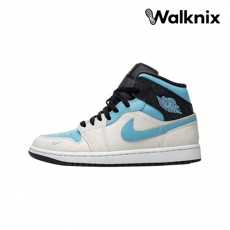 Air Jordan 1 Mid SE 'Summit White Blue Chill' Black Sneakers Men IM6567-121 - Nhiều màu - Xem 1