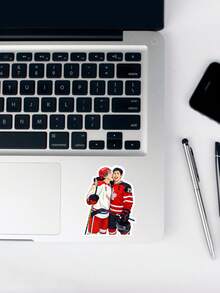 Hornarov Fierce Competition Stickers, LGBT Ice Hockey Aesthetic Stickers, Shane Hornarov And Ilya Rosanov Bookworm Stickers, Suitable For Kindle And Laptops - Multicolor - View 6