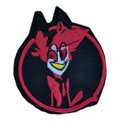 1pc Cute Cartoon Animal Embroidered Cloth Patch, Iron-On Applique Suitable For DIY Jeans, Jackets, Clothing, Bags, Hats, Hole Repair And Decoration