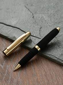 3 Signature Pens, 0.5mm Nib, Buckle Cover, Stainless Steel Material, Wrapped In EVA Material, High-Quality Pen Core, Smooth Writing, Mini Cute Short Design, Easy To Carry At Any Time, Elegant And Fashionable, Electroplated Finish, Exquisite Craftsmanship, Suitable For Schools, Students, Colleagues, Leaders, Offices, Units, Birthdays, Holiday Gifts, Valentine's Day, Back To School Season, Back To School Season, Birthday Gifts, Christmas, Father's Day, Mother's Day, Teacher's Day, Thanksgiving, Daily Writing, Signature, Calligraphy, Art, Ballpoint Pen - Loại A - Xem 7