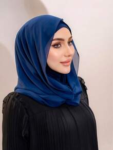 1 Peça Máscara Balaclava, Lenço Turbante Tudo-em-Um, Touca de Malha Elástica que Cobre o Pescoço, Tecido Leve e Elástico, Adequado para Oração, Viagem, Trabalho, Uso Diário - Multicolorido - Visão 10