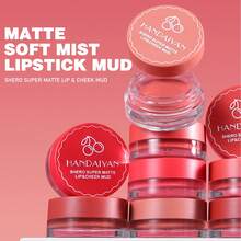 HANDAIYAN Lápiz labial 2 en 1, color de larga duración, textura de terciopelo mate, fácil de aplicar, uso dual para labios y mejillas, ideal para volver a la escuela, viajes al campus, vacaciones, fiestas en el campus, Halloween, Navidad y otras ocasiones - Multicolor - Ver 6