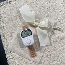 7-Channel Finger Ring With Lockscreen, Manual Electronic Digital Display With Time, Rechargeable Ring Counter - Multicolor - View 8