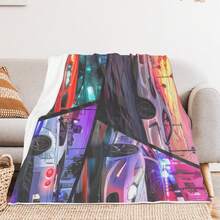 Cartoon Blanket Soft Comfortable Multifunctional Throw Cozy Bedding For Home Living Room Couch Gift - Multicolor - View 6