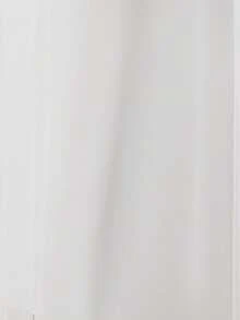 少女圆领仿亮片刺绣蕾丝亮片网纱优雅婚礼花童伴娘礼服，适合生日派对、舞会、晚宴等场合，不含头饰 - 白色 - 查看 9