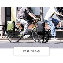 Rhinowalk Bike Pannier Bag Waterproof 22L Bicycle Rear Rack Trunk Bag For Cycling Bicycling Traveling Riding - Black - View 3