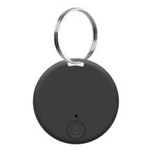Localizador de llaves, alarma antipérdida, rastreador GPS inteligente compatible con para mascotas, perros y niños, billetera con llaves, buscador de alarma antipérdida - Redondez negra - Ver 13