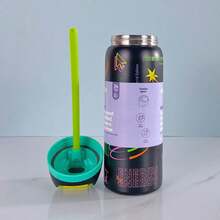 32oz 950ml Cup Vacuum Flasks & Thermoses Water Bottle Drinkware Thermo Tumbler Stainless Steel Thermal Mug Cold Hot Coffee - Glows in the Dark-32oz - 查看 1