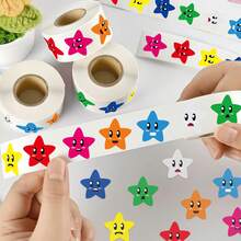 500pcs 8 Designs 1 Inch School Stickers, Teacher Reward Stickers, Classroom Supplies, Potty Training Stickers, Motivational Stickers - Multicolor - View 7