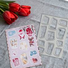 Creative Grid Dies, DIY Scrapbooking Album And Embossing Stencil, Greeting Card Making Tool, Card Paper Cutting Crafts ,Gift Card Making Template Die Cuts. - Silver - View 7