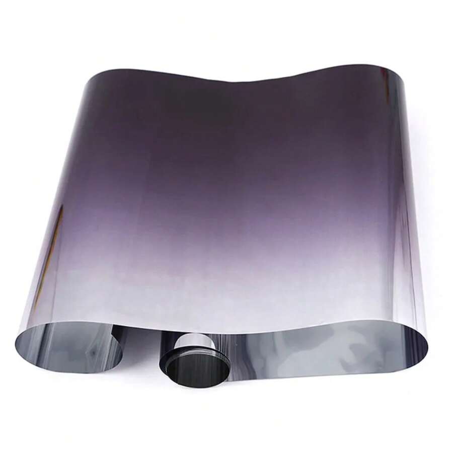 Tira de parasol para coche, película de tinte para parabrisas delantero, parasol para ventana de coche, tira de parasol, película de tinte de aislamientoérmico, tira Anti- - Gradualmente azul - Ver 1