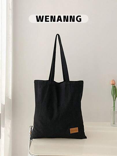 Lightweight Business Casual Tote Bag, Large Capacity, Dual Handle Design, Suitable For Teenagers, Women, College Students, Young Professionals And Office Workers
