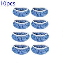 1/4/6/10 Packung wiederverwendbare Mikrofaser Mopp Pads kompatibel mit Wischmopp, Trocken-Wischbezüge & Nass-Wischbezüge, waschbare Mopp Pads für Oberflächen/Hartholzböden (Mopp nicht enthalten) - Verschiedenfarbig - Übersicht 9